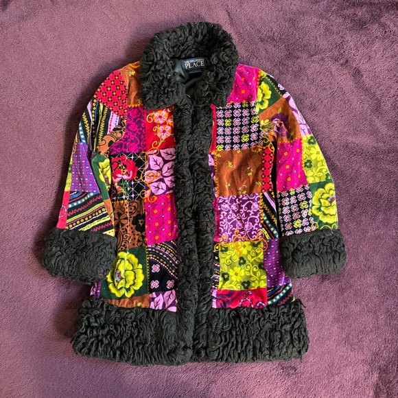 Y2k Children’s Place Penny Lane Coat Boho Medium - Picture 4 of 5